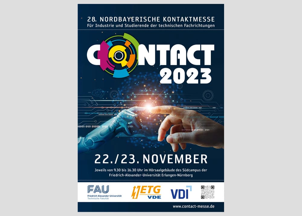 Contact Plakat 2023 Absolventenmesse